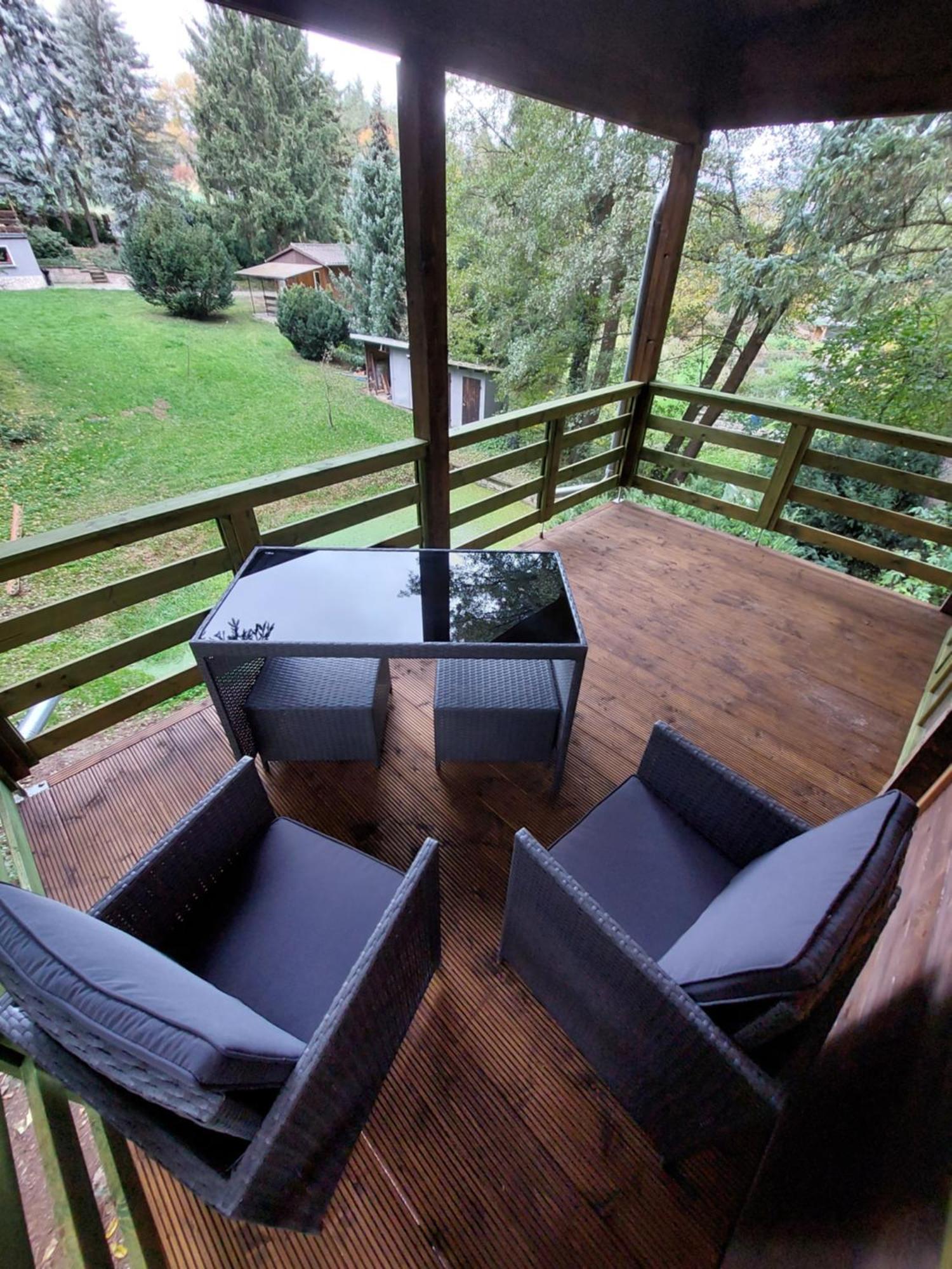 Tiny House Am Teich Apartment Garnsdorf Екстериор снимка